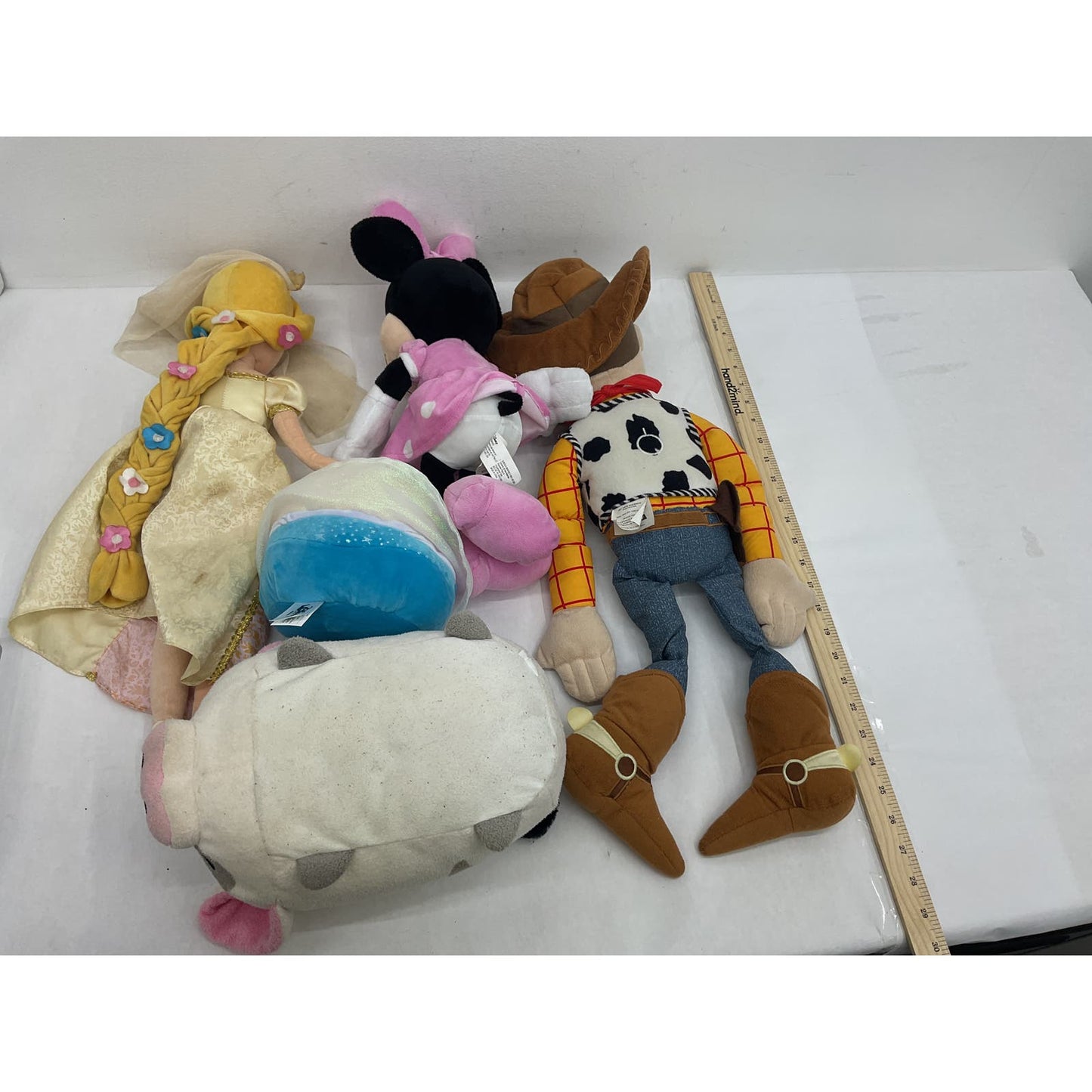 Disney Multicolor Stuffed Animal Plush Lot Toy Story Woody Pig Minnie - Warehouse Toys