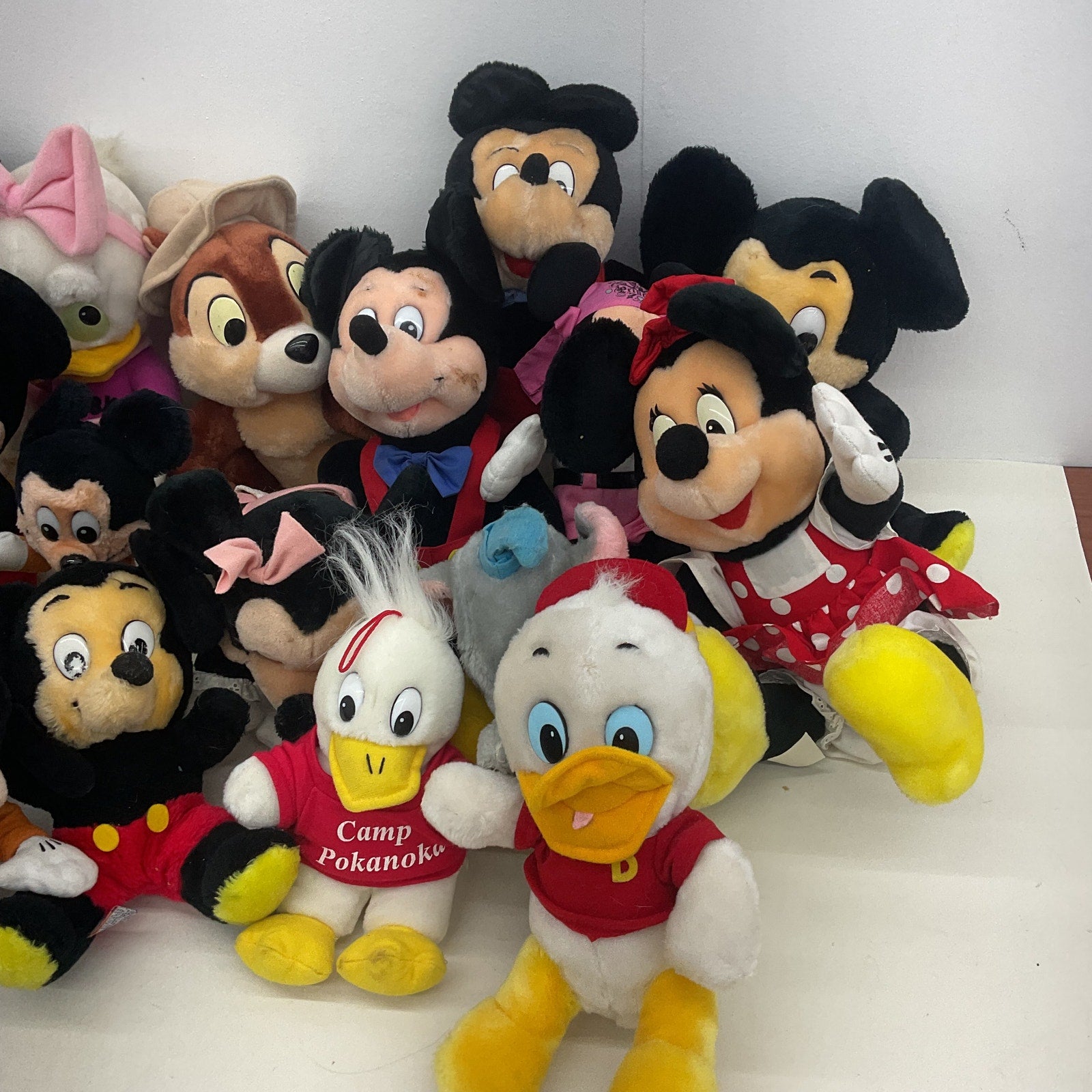 Disney Multicolor Stuffed Animal - Preowned LOT 12 lbs Donald Duck Mickey Mouse - Warehouse Toys