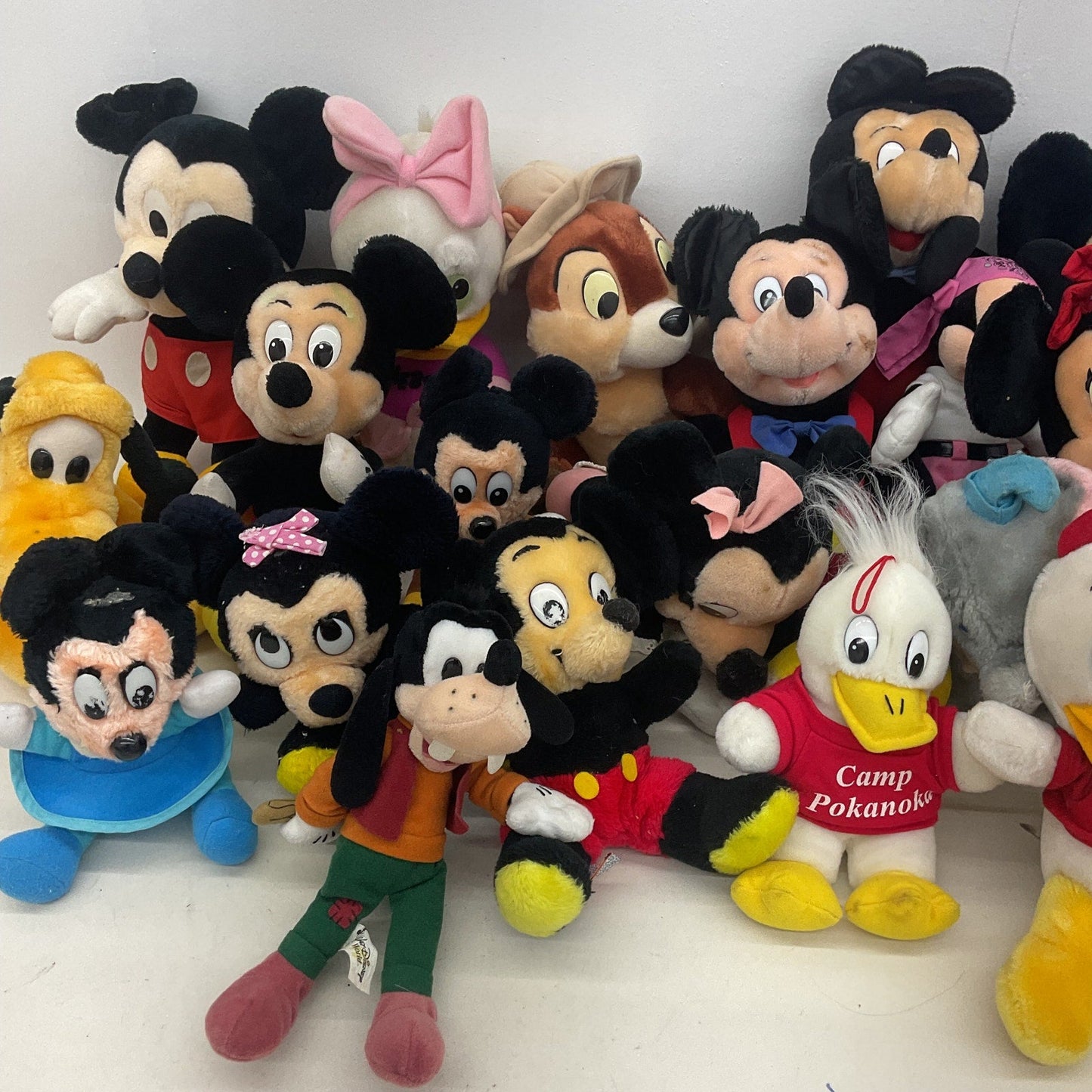 Disney Multicolor Stuffed Animal - Preowned LOT 12 lbs Donald Duck Mickey Mouse - Warehouse Toys