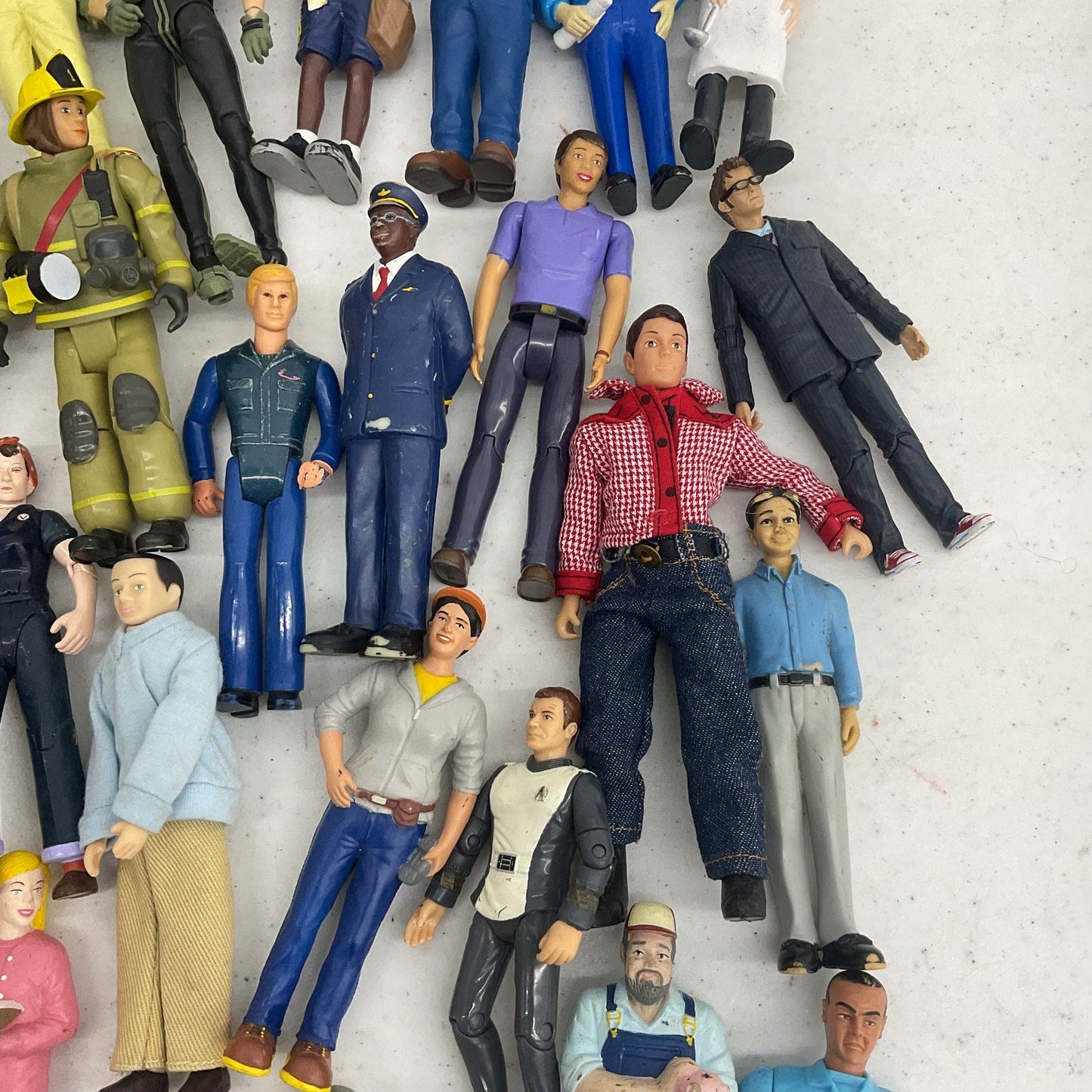 Disney & Others Mini Dollhouse Human Humanoid Career Historic Figures 2+ lbs LOT - Warehouse Toys