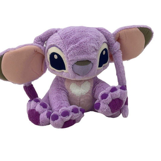 Disney Parks Souvenir Large Lilo & Stitch Pink Purple Angel Alien Plush Doll - Warehouse Toys