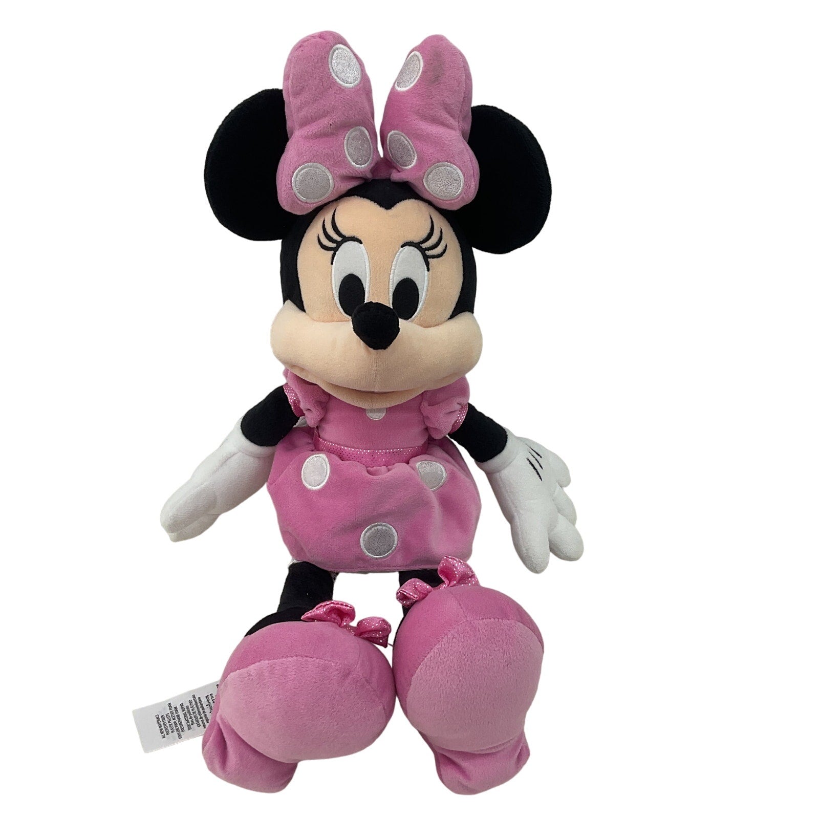 Disney Parks Souvenir Minnie Mouse in Pink Dress Classic Character Plush Doll - Warehouse Toys