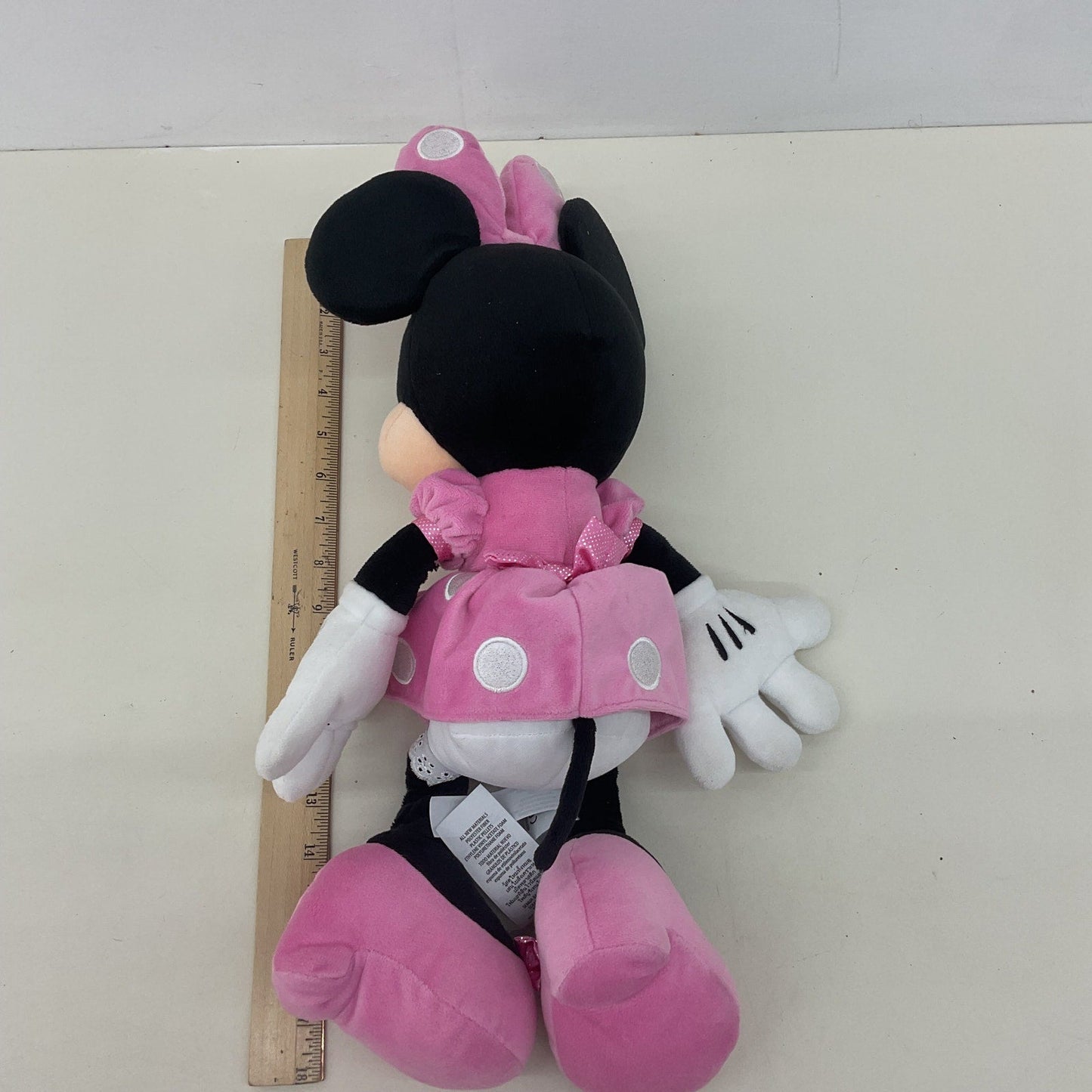 Disney Parks Souvenir Minnie Mouse in Pink Dress Classic Character Plush Doll - Warehouse Toys