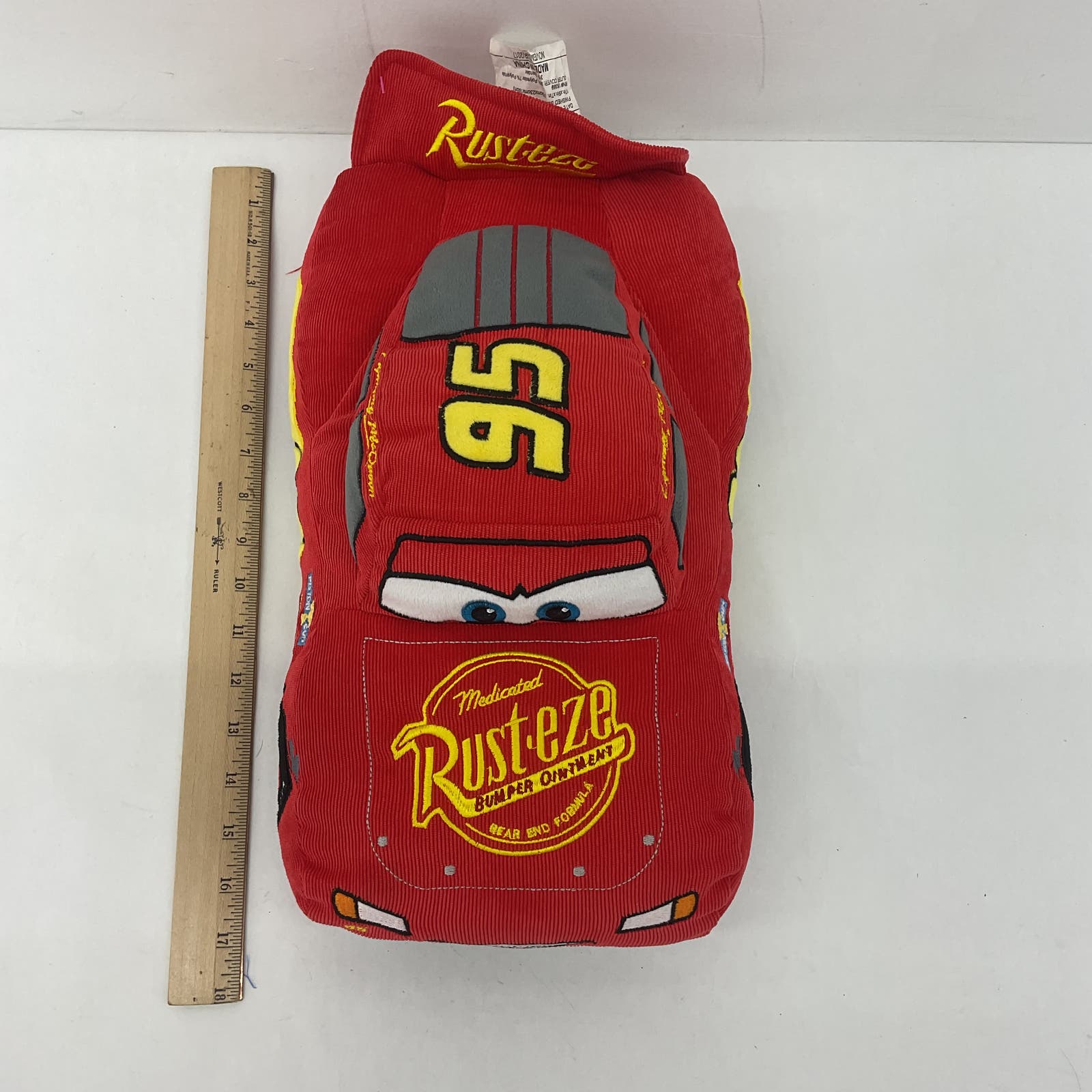 Disney Pixar Large Pillow Plush Red Sports Car from CARS Stuffed Animal - Warehouse Toys