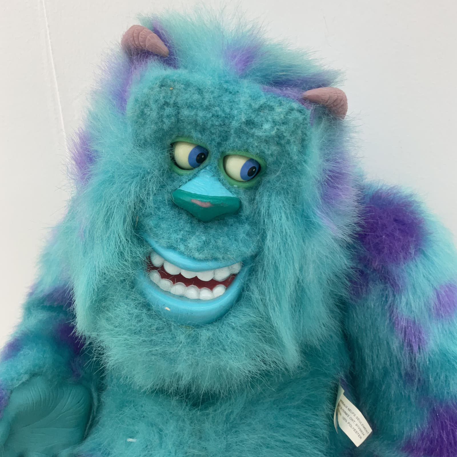 Disney Pixar Monsters Inc Sulley Blue Purple Monster Plush Doll AS IS - Warehouse Toys