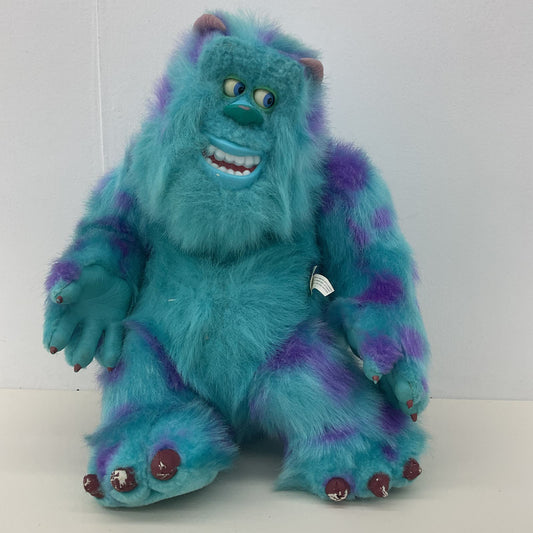 Disney Pixar Monsters Inc Sulley Blue Purple Monster Plush Doll AS IS - Warehouse Toys