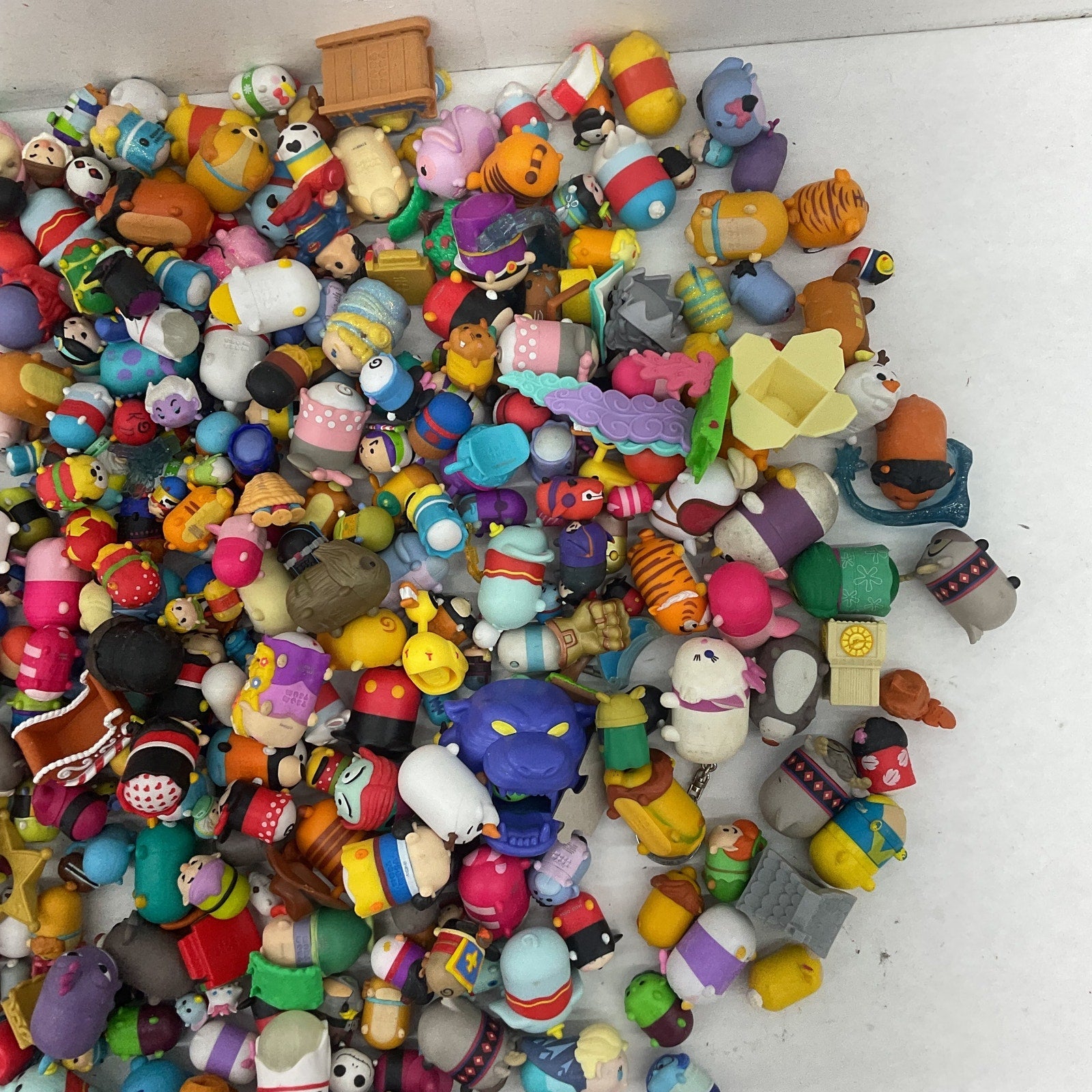 Disney Pixar Tsum Tsum Toy Character Figures Accessories Preowned LOT 10 lbs - Warehouse Toys