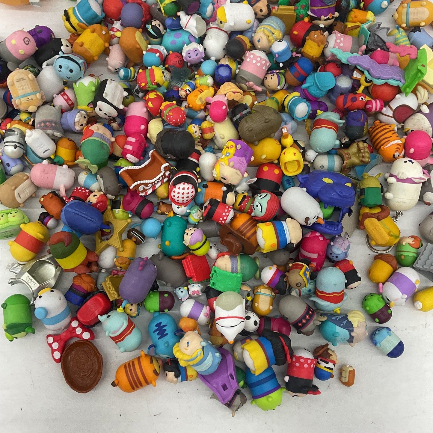 Disney Pixar Tsum Tsum Toy Character Figures Accessories Preowned LOT 10 lbs - Warehouse Toys