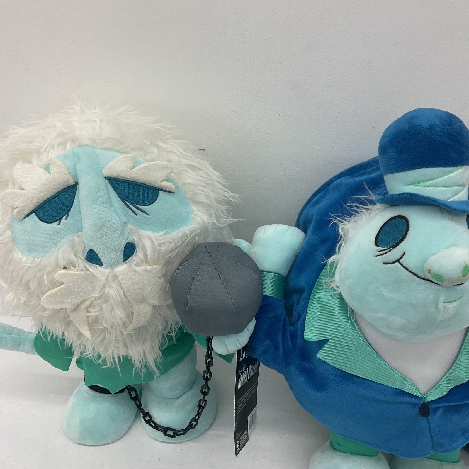 Disney Plush Blue Halloween Greeter Haunted Mansion LOT 3 Hitchhiking Ghosts - Warehouse Toys