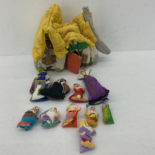 Disney Pockets of Learning Snow White 7 Dwarves Vintage Plush Toy House Dolls - Warehouse Toys