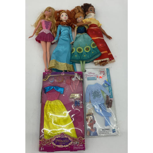 Disney Princess Loose Play Dolls LOT Plus Clothing Accessories Frozen Encanto - Warehouse Toys