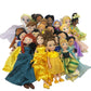 Disney Princess Mixed Preowned LOT 13 lbs Plush Dolls & 1 Poseable Belle Doll - Warehouse Toys