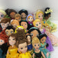 Disney Princess Mixed Preowned LOT 13 lbs Plush Dolls & 1 Poseable Belle Doll - Warehouse Toys