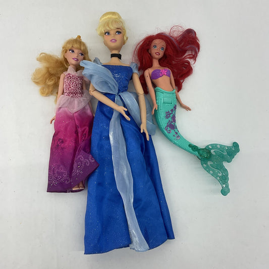 Disney Princess Play Toy Dolls Ariel Mermaid Aurora Sleeping Beauty Cinderella - Warehouse Toys