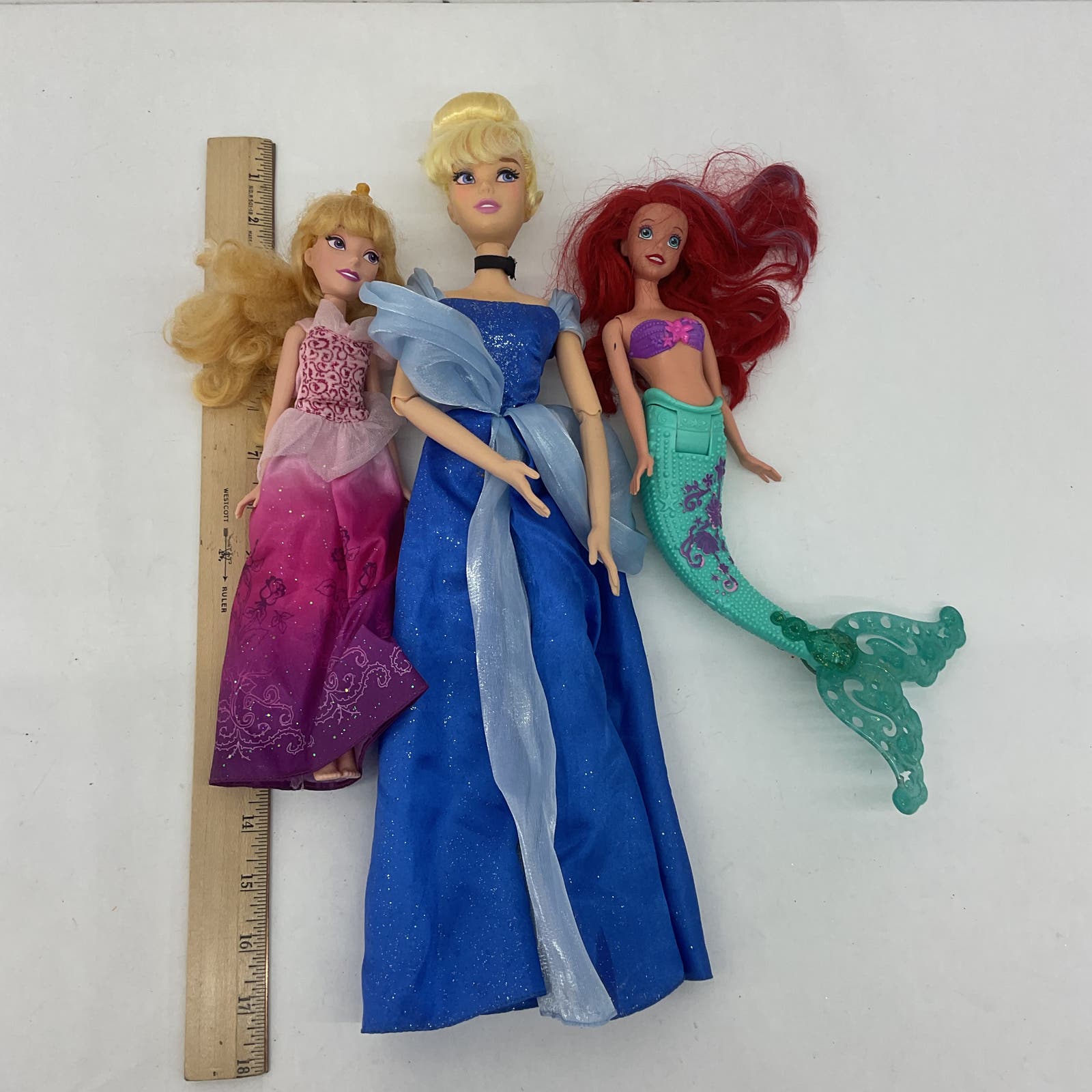 Disney Princess Play Toy Dolls Ariel Mermaid Aurora Sleeping Beauty  Cinderella - Warehouse Toys