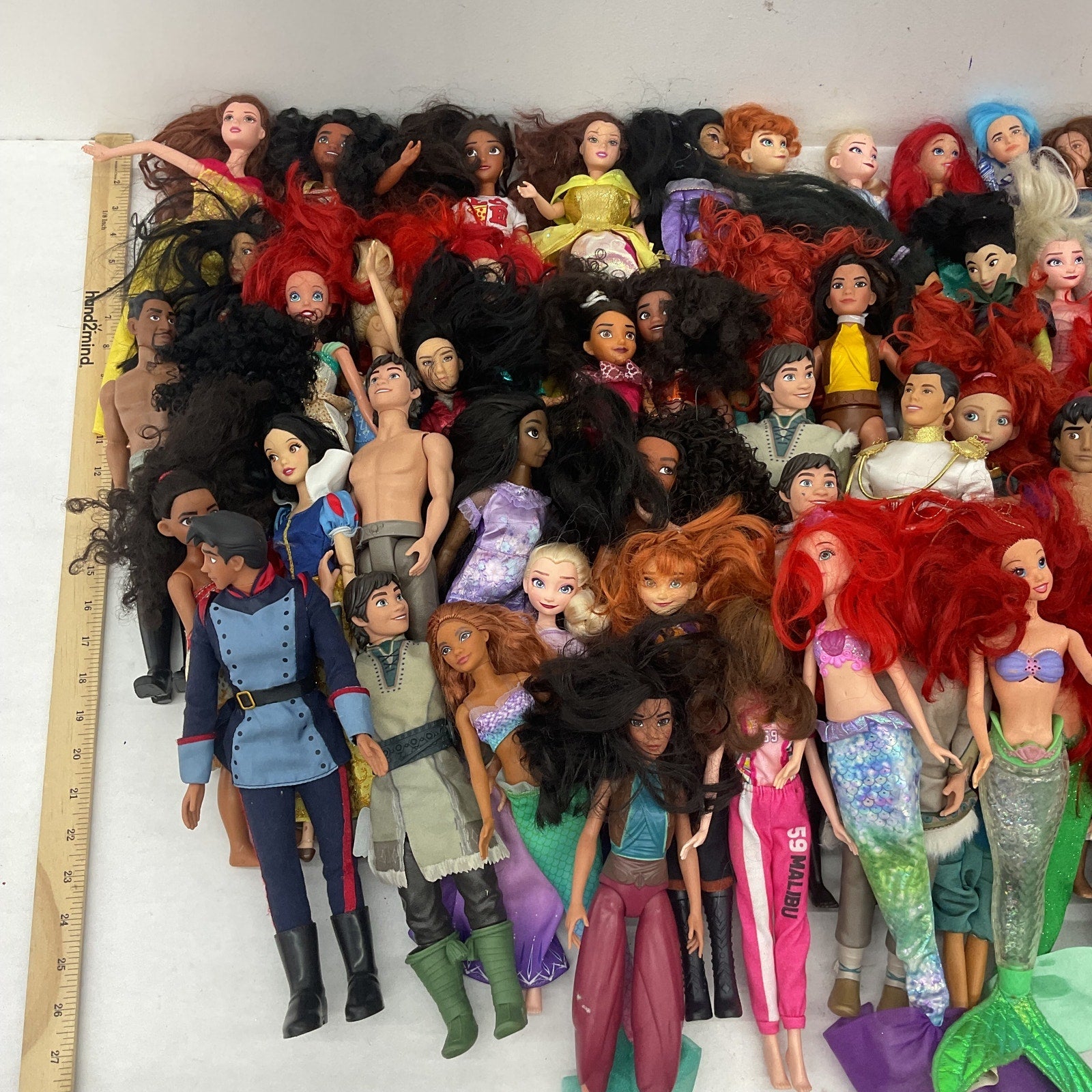 Disney Princesses Princess Preowned Play Fashion Dolls LOT 16 lbs Loose Mixed - Warehouse Toys