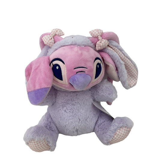 Disney Purple Easter Themed Bunny Rabbit Lilo & Stitch Angel Plush Doll Stuffed - Warehouse Toys