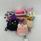 Disney Squishmallows Cat Duck Panda Pink White Black Stuffed Animals Lot - Warehouse Toys