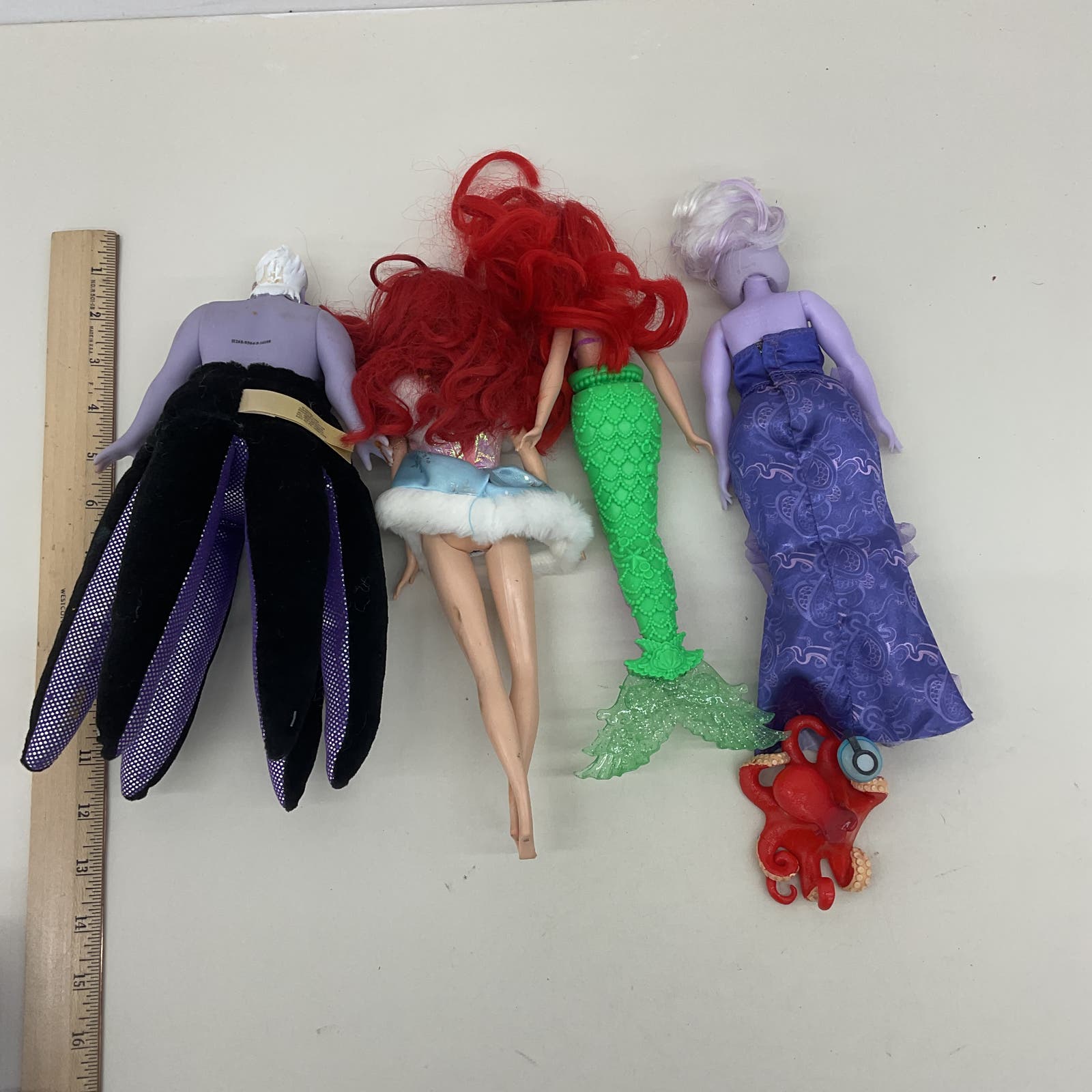 Disney The Little Mermaid Ursula Villain Ariel Mermaid Play Dolls Loose Used - Warehouse Toys