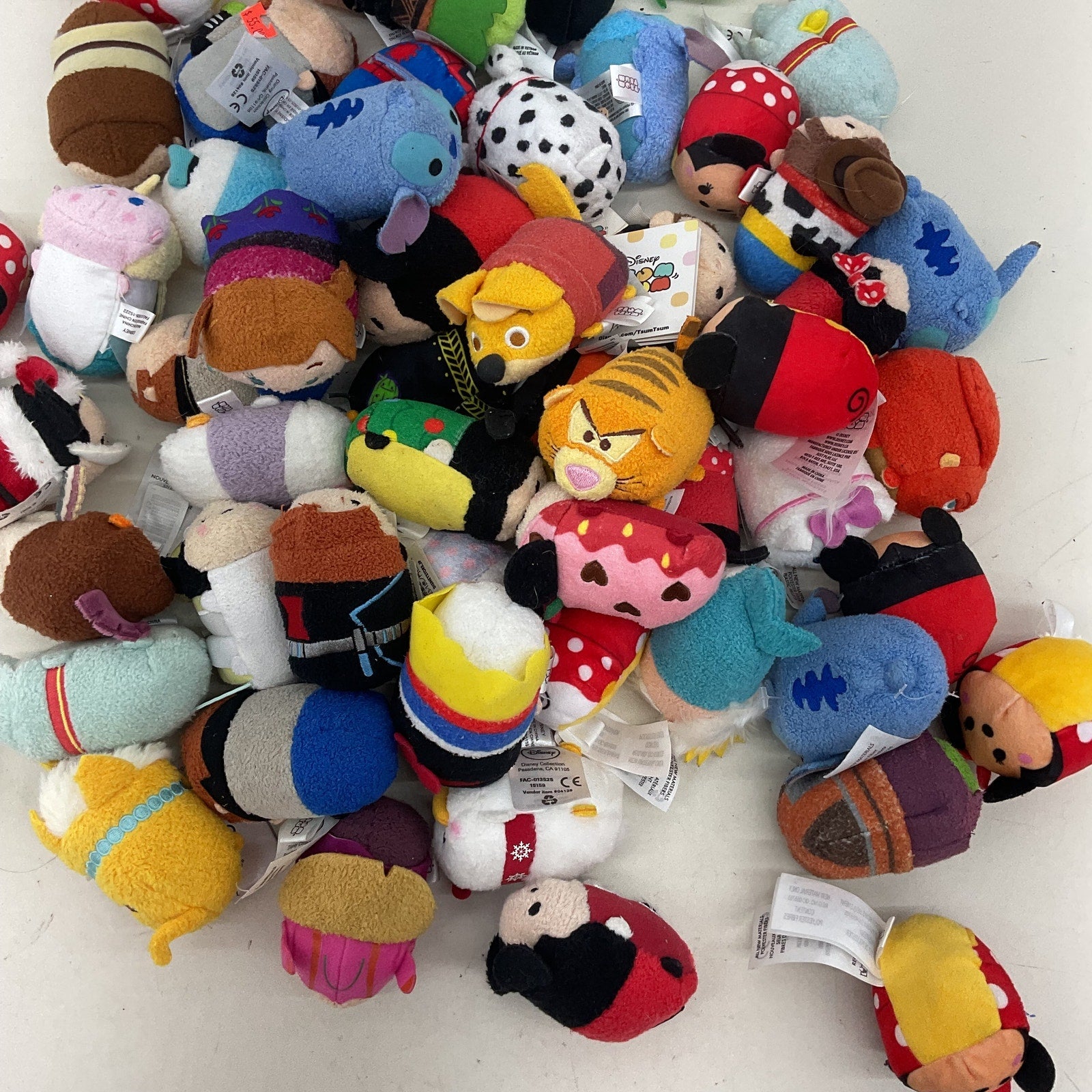 Disney Tsum Tsum Mini Character Mixed Preowned LOT Plush Toys Mickey Minnie - Warehouse Toys