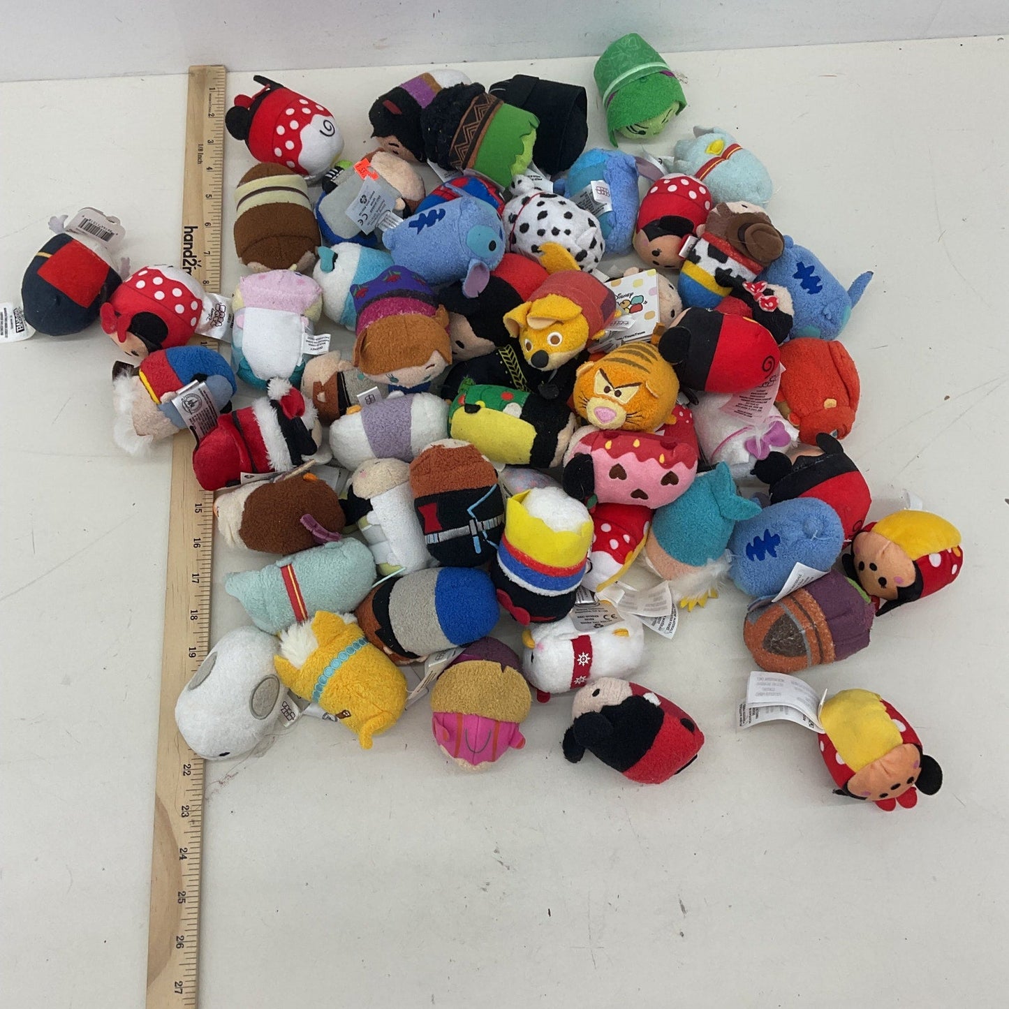 Disney Tsum Tsum Mini Character Mixed Preowned LOT Plush Toys Mickey Minnie - Warehouse Toys