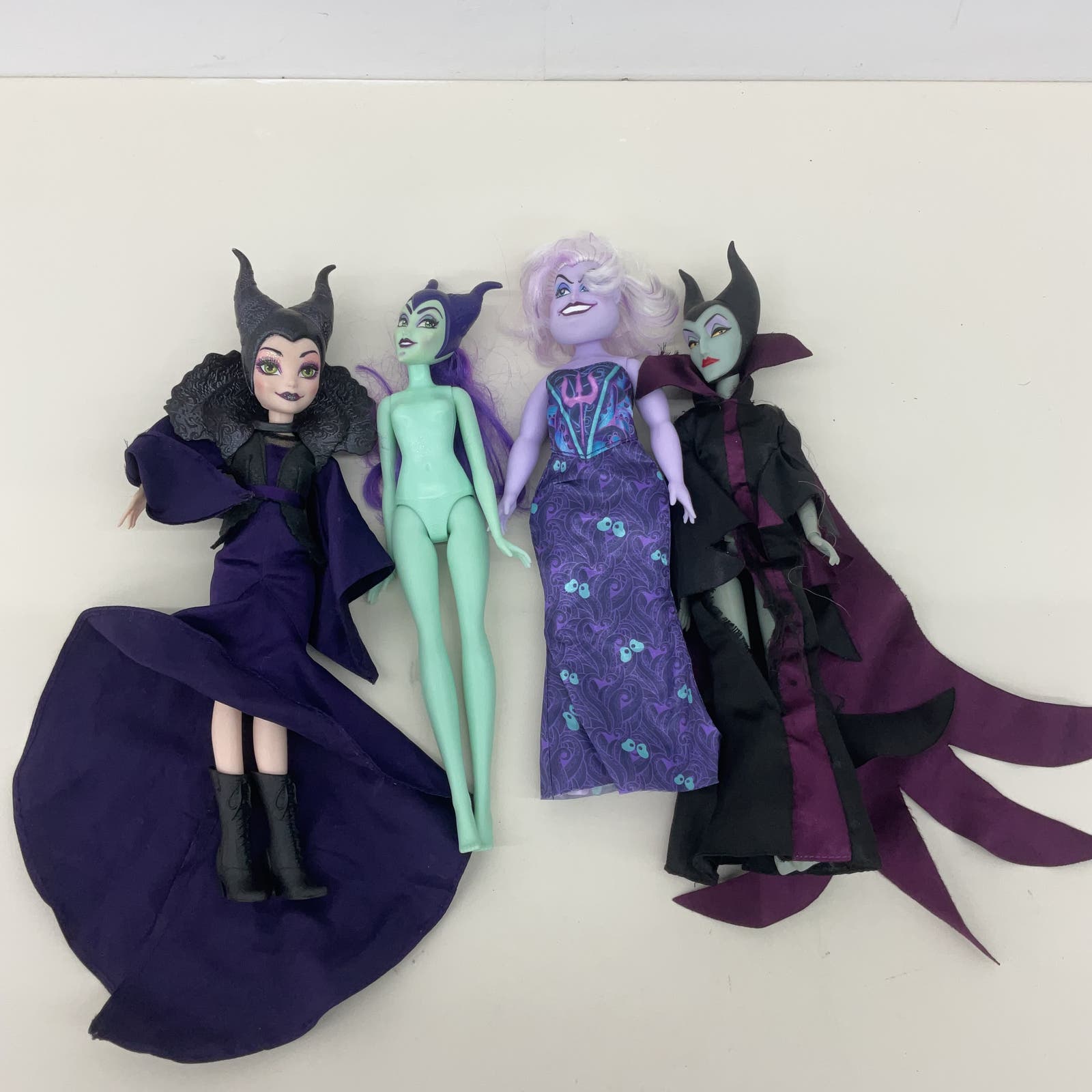 Disney Villains Loose Fashion Doll LOT Ursula Maleficent Sleeping Beauty Mermaid - Warehouse Toys