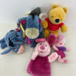 Disney Winnie the Pooh Eeyore Piglet Character Plush Toys LOT - Warehouse Toys