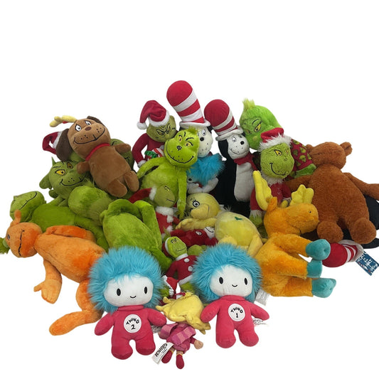 Dr. Seuss Stuffed Animals Plush Dolls Assorted Characters Preowned LOT 12 lbs - Warehouse Toys