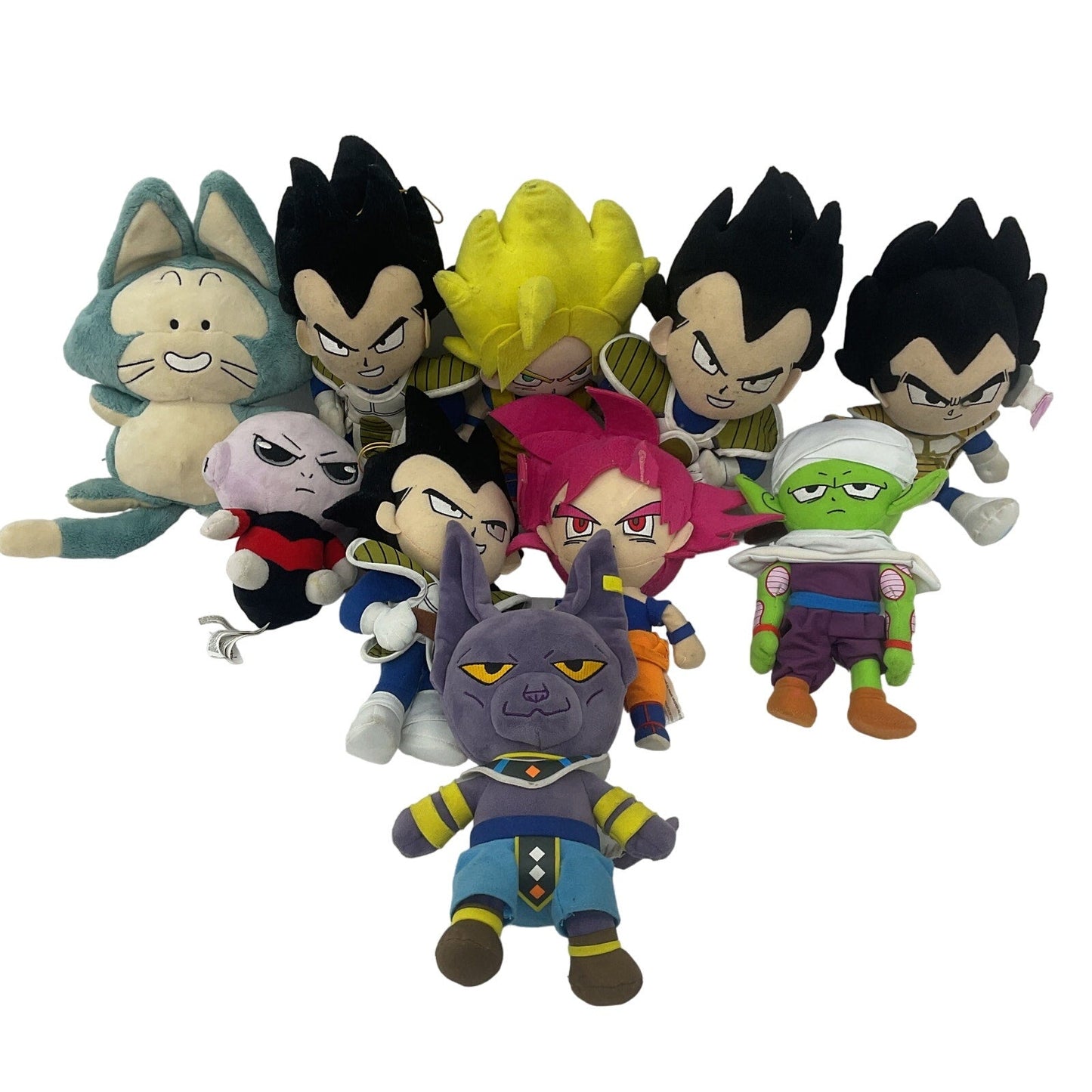 Dragon Ball Z & Others Preowned Character Plush Dolls LOT Assorted Mix Anime - Warehouse Toys