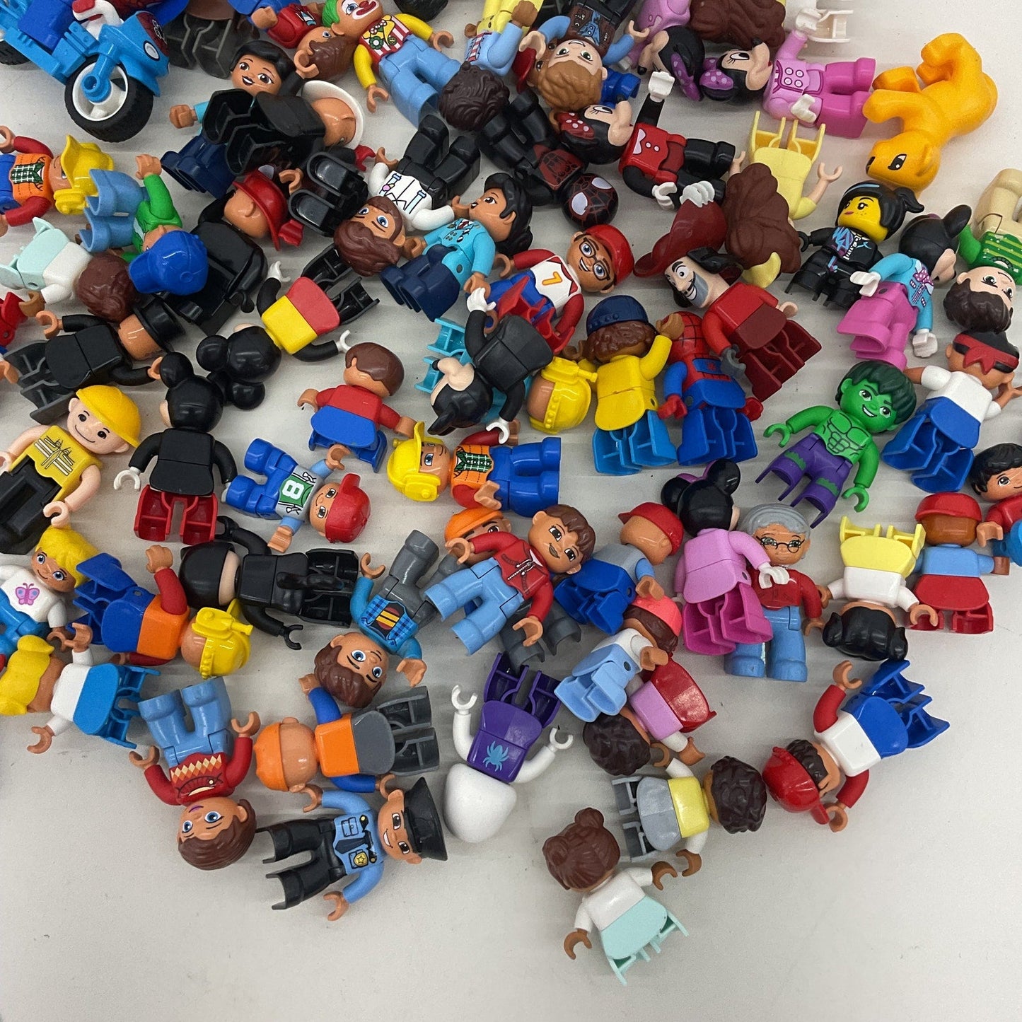 Duplo Mega Block & Other Brands Chunky Minifig Character Toy Figures Spiderman - Warehouse Toys