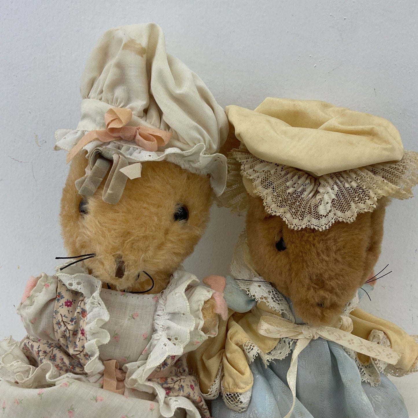 Eden Vintage Beatrix Potter Peter Rabbit's Lady Mouse in Dress Plush Dolls LOT 2 - Warehouse Toys