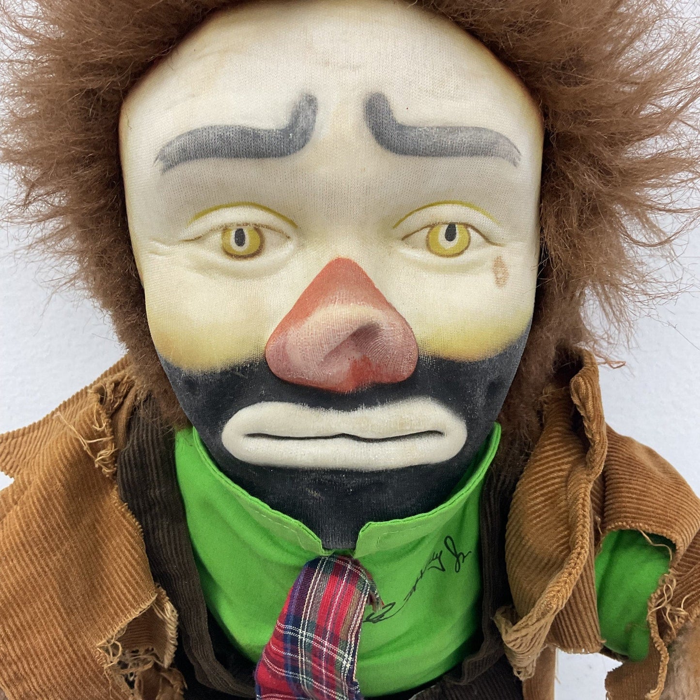 Emmett Kelly Vintage Hobo Circus Clown Plush Doll Stuffed Animal Preowned - Warehouse Toys