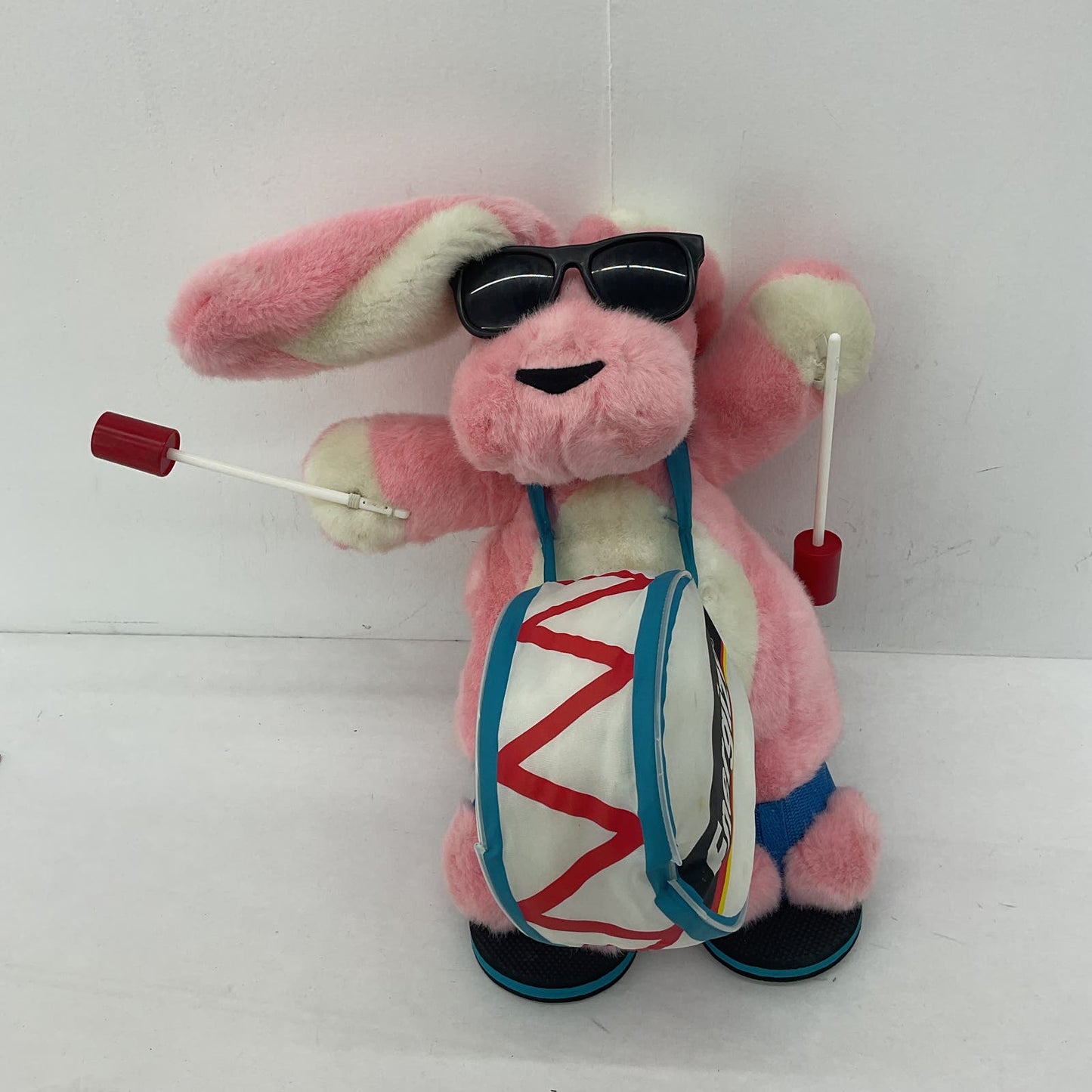 Energizer Bunny Stuffed Animal - Pink Plush 90s Advertising Battery Promo - Warehouse Toys