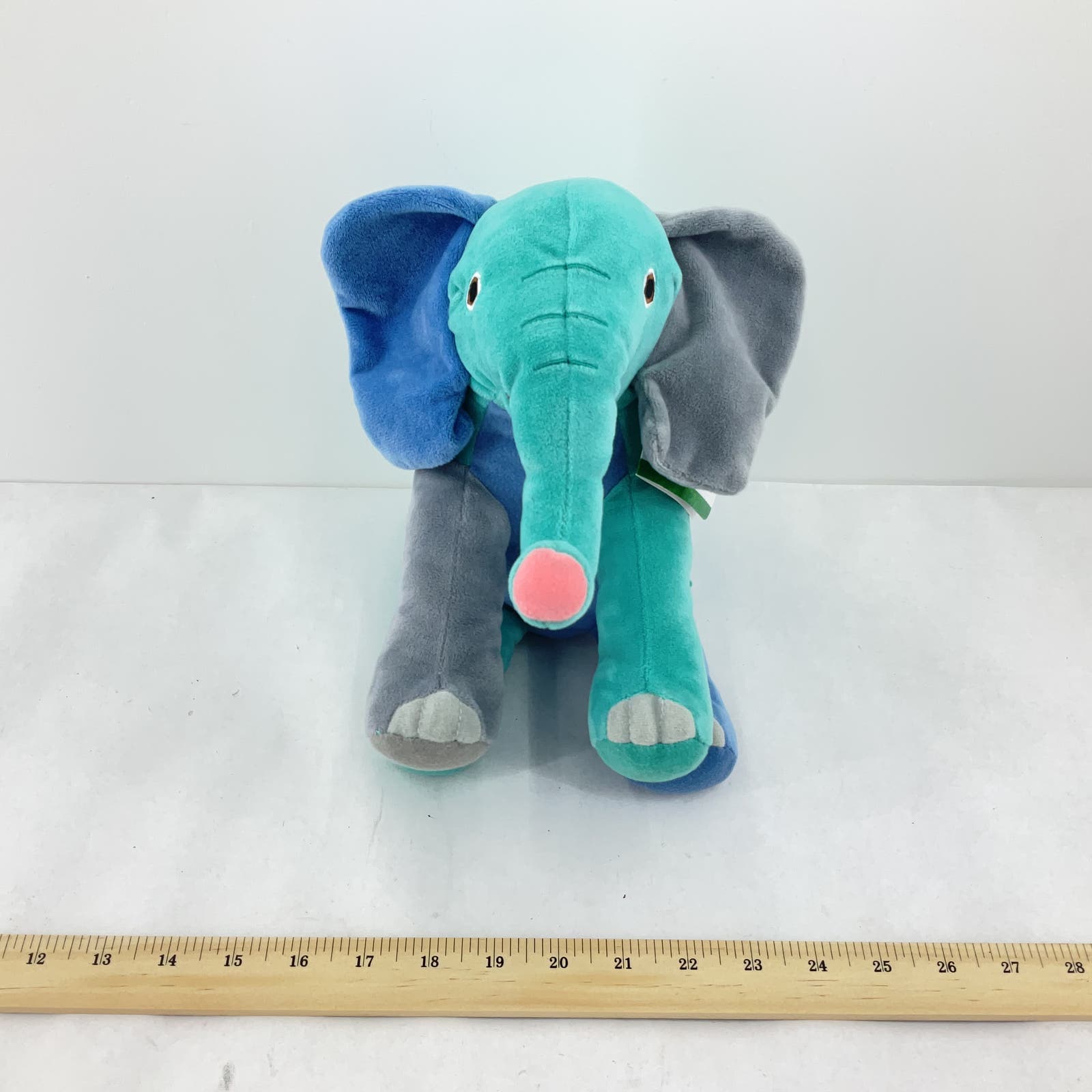 Eric Carle Blue Stuffed Animal Toy Elephant Storybook Plush Character - Warehouse Toys