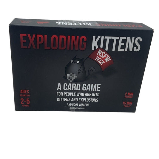 Exploding Kittens NSFW Edition Adult Card Game - Preowned - Warehouse Toys