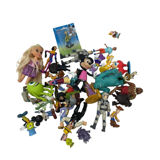 Mixed Preowned LOT Disney Pixar & Others Character Figures Toys Cake Toppers