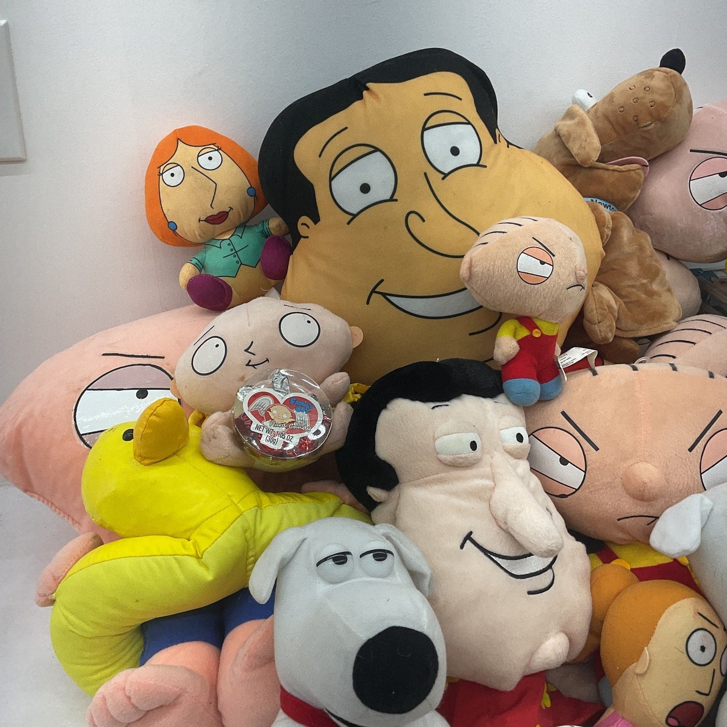 Family Guy Plush Toys Stuffed Animals Assorted Characters Preowned LOT 14 lbs - Warehouse Toys