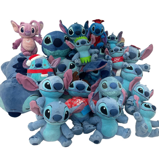 LOT 13 lbs Disney Lilo & Stitch Plush Dolls Preowned Assorted Character Designs