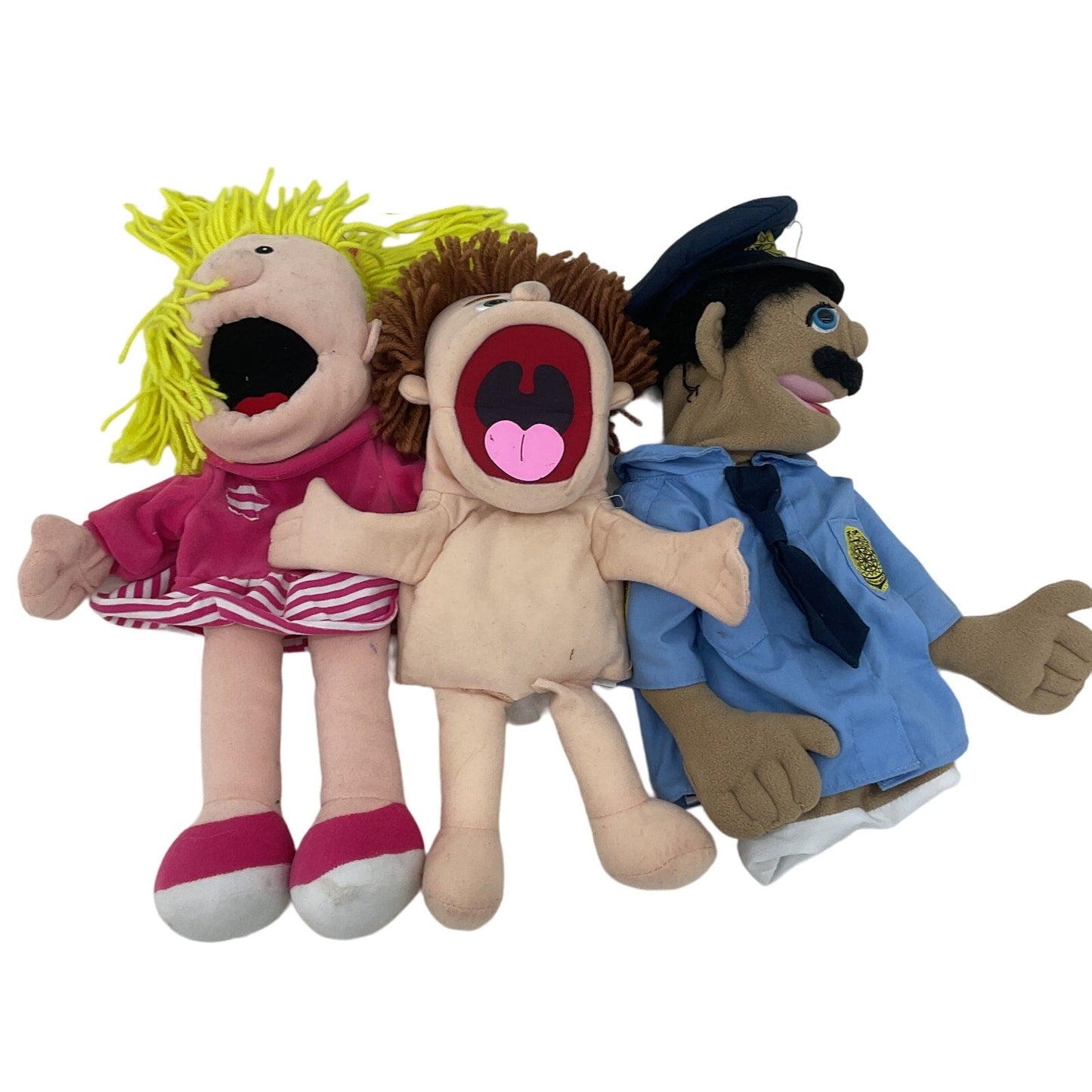 Fiesta Melissa & Doug Humanoid Plush Hand Puppet Toys Police Little Girl - Warehouse Toys