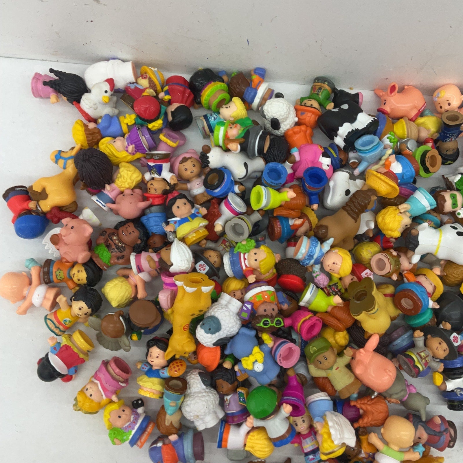 Fisher Price 10 lbs Little People Animals Humans Character Figures Preowned LOT - Warehouse Toys