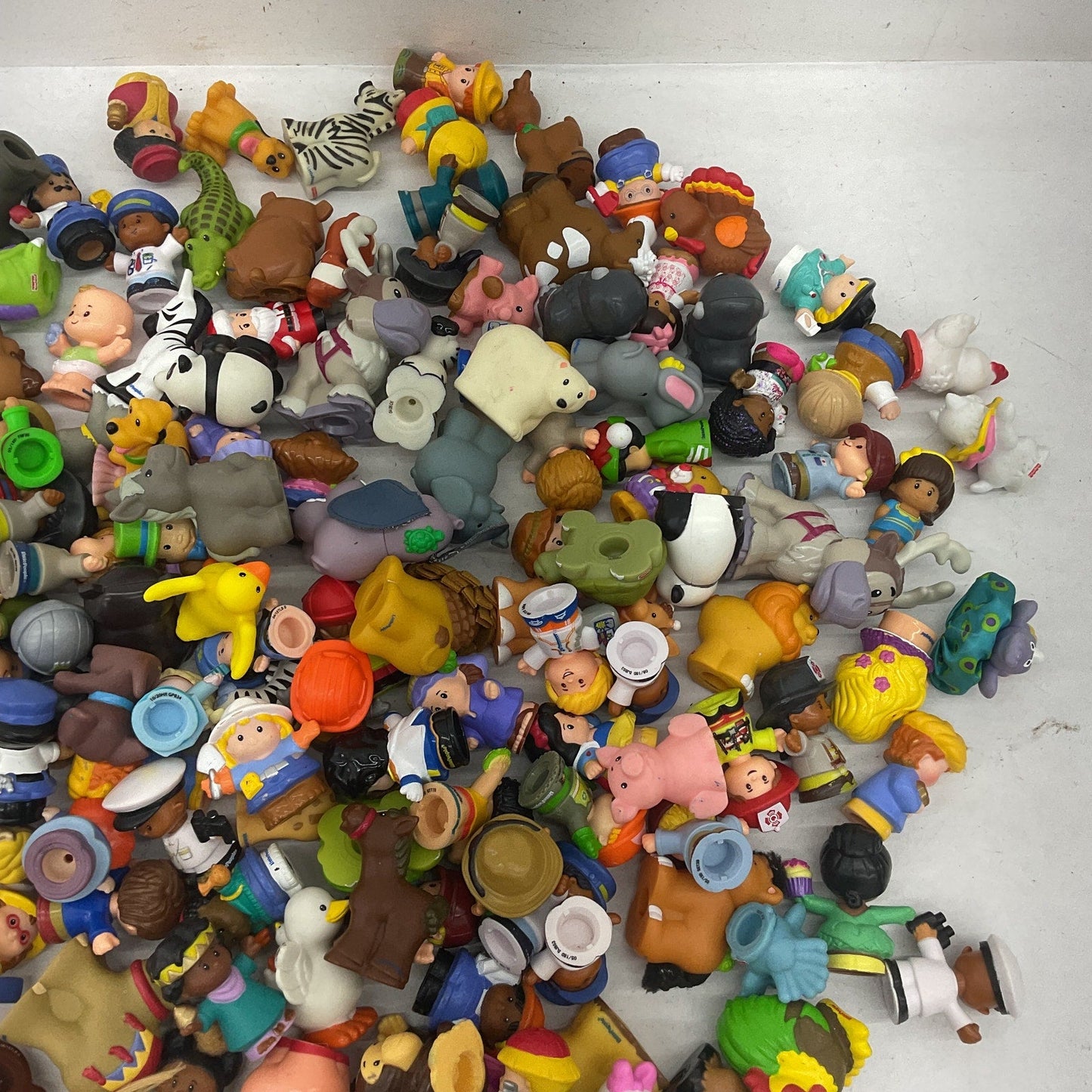 Fisher Price 10 lbs Little People Animals Humans Character Figures Preowned LOT - Warehouse Toys