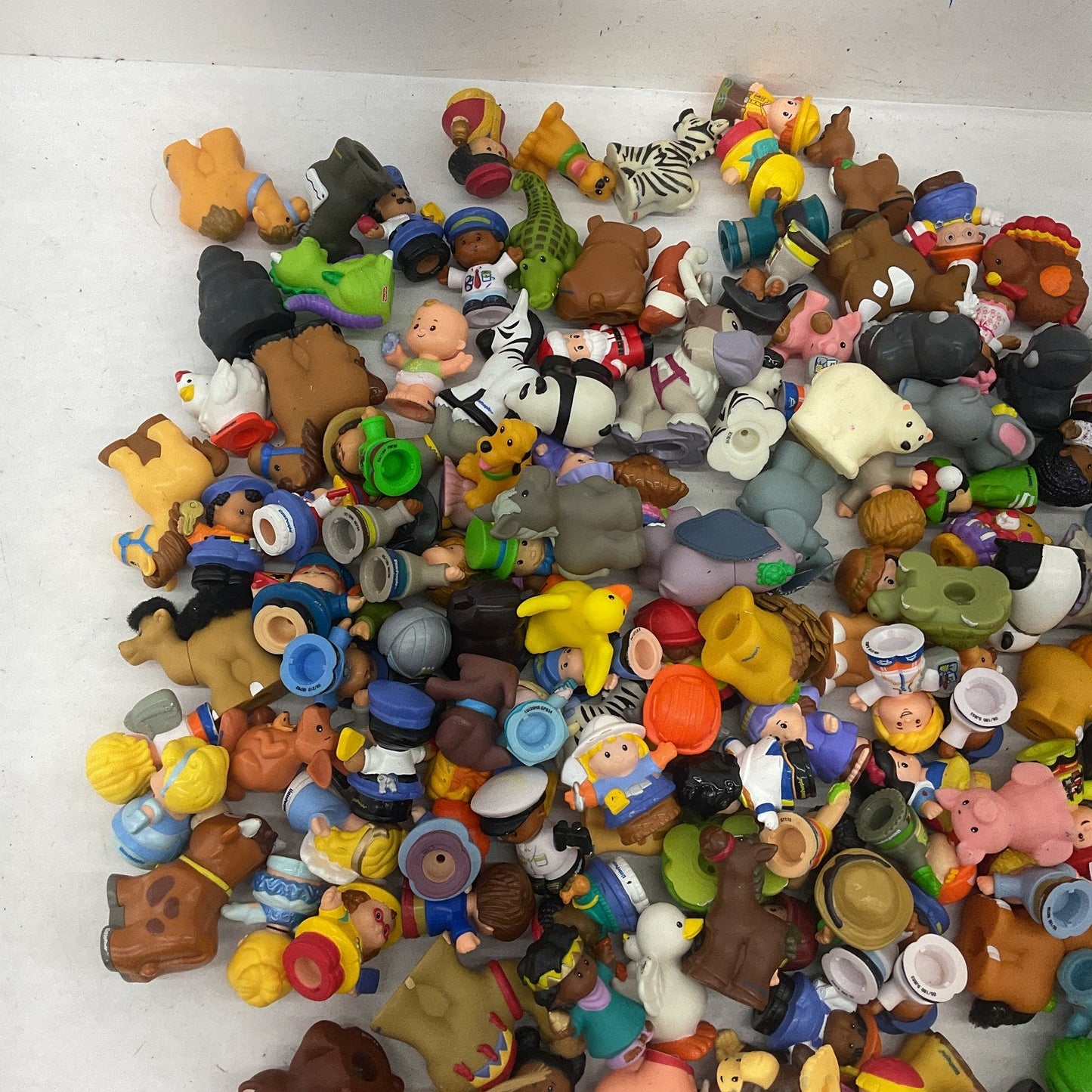 Fisher Price 10 lbs Little People Animals Humans Character Figures Preowned LOT - Warehouse Toys