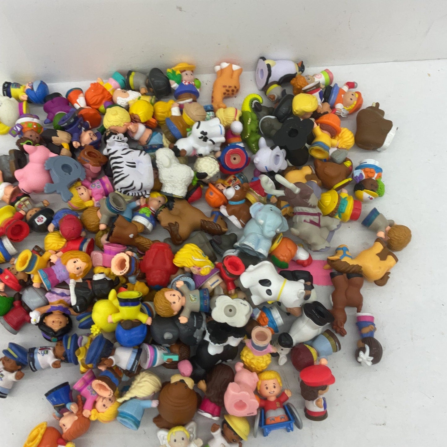 Fisher Price 10 lbs Little People Animals Humans Character Figures Preowned LOT - Warehouse Toys