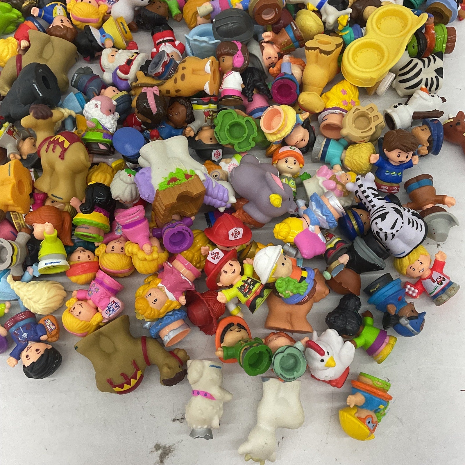 Fisher Price 10 lbs Little People Animals Humans Disney Figures Preowned LOT - Warehouse Toys