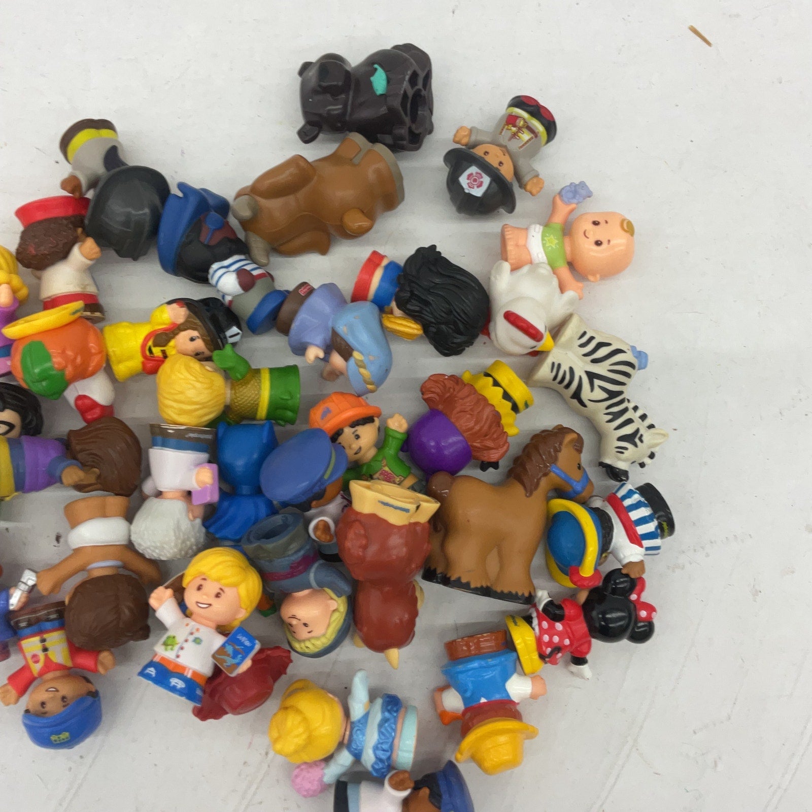 Fisher Price 3 lbs Little People Animals Humans Character Figures Preowned LOT - Warehouse Toys