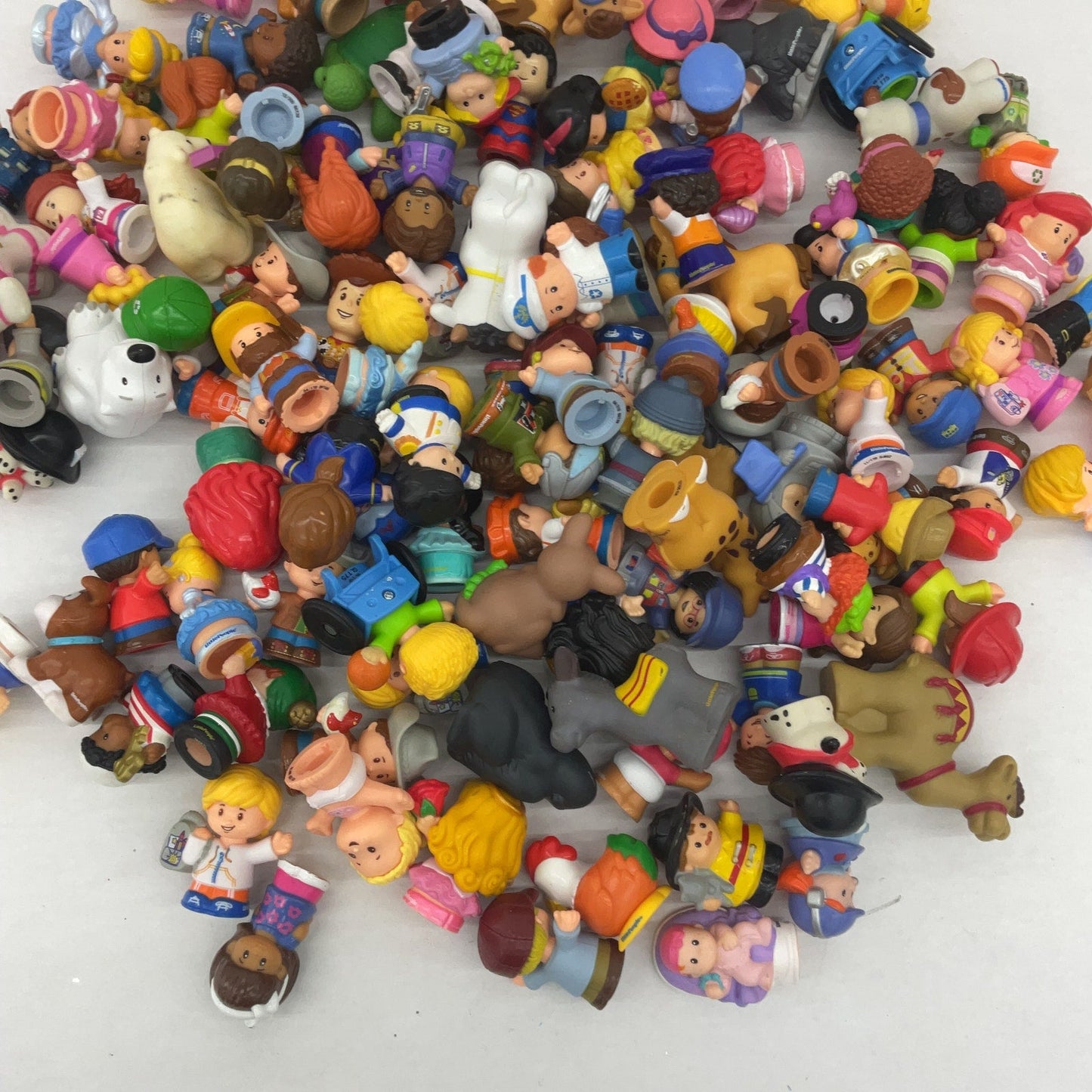 Fisher Price Little People 10 lbs Animals Humans Character Figures Preowned LOT - Warehouse Toys