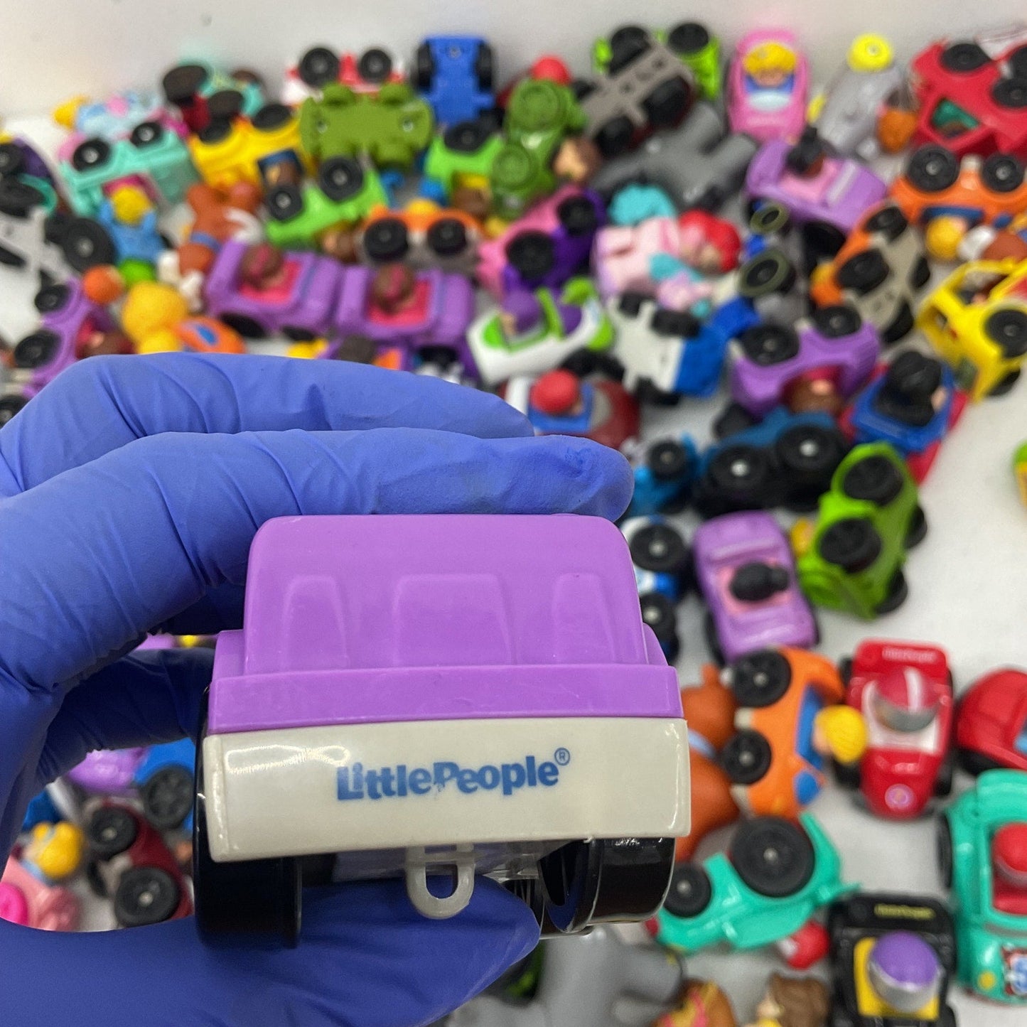 Fisher Price Little People 10 lbs Mixed Vehicles Cars Figures Toys Preowned LOT - Warehouse Toys