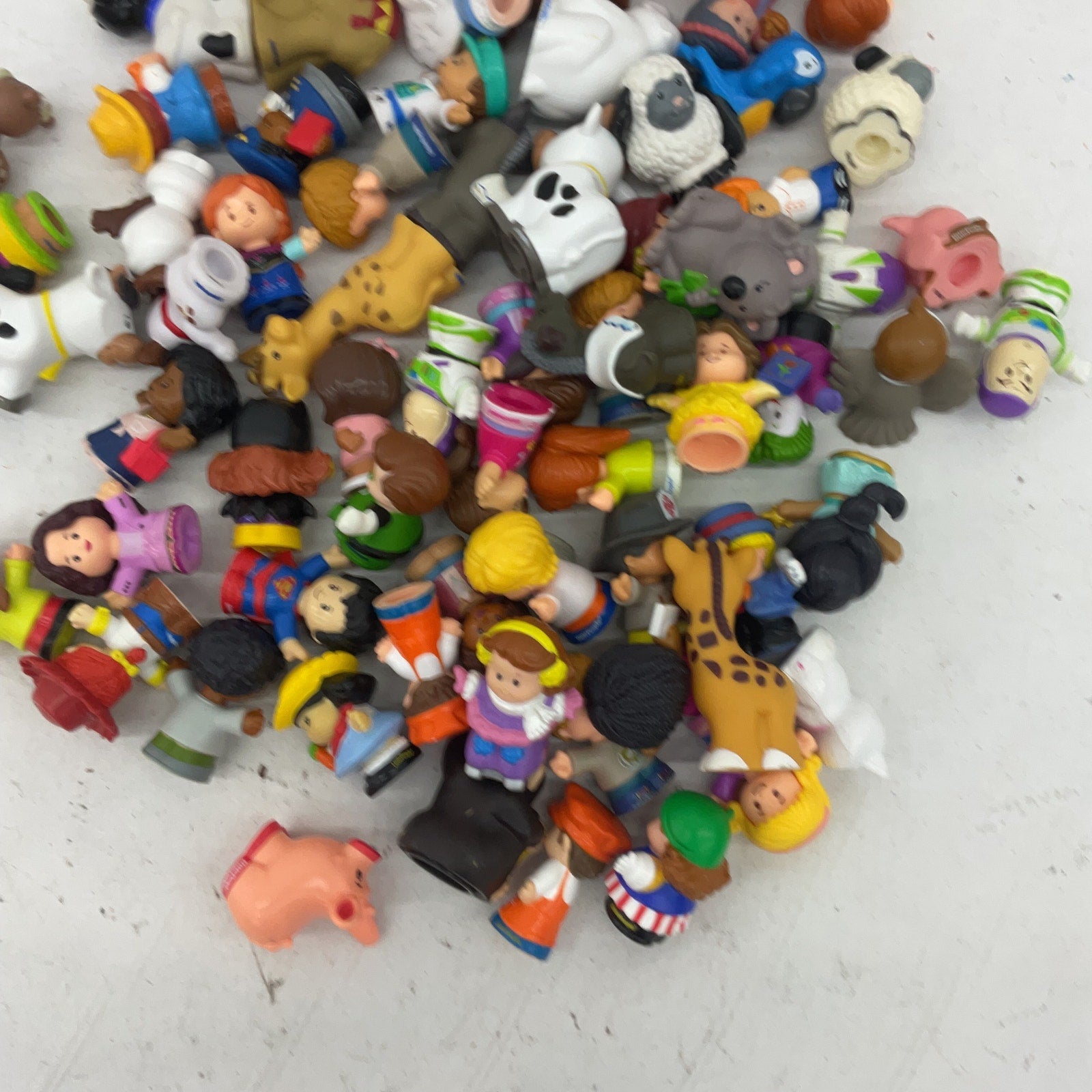 Fisher Price Little People 5 lbs Animals Humans Character Figures Preowned LOT - Warehouse Toys