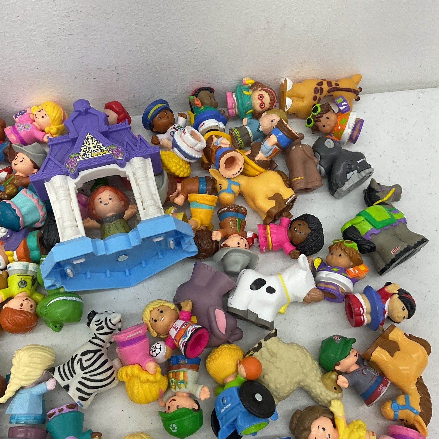 Fisher Price Little People Animals Humans Character Figures Preowned LOT 10 lbs - Warehouse Toys