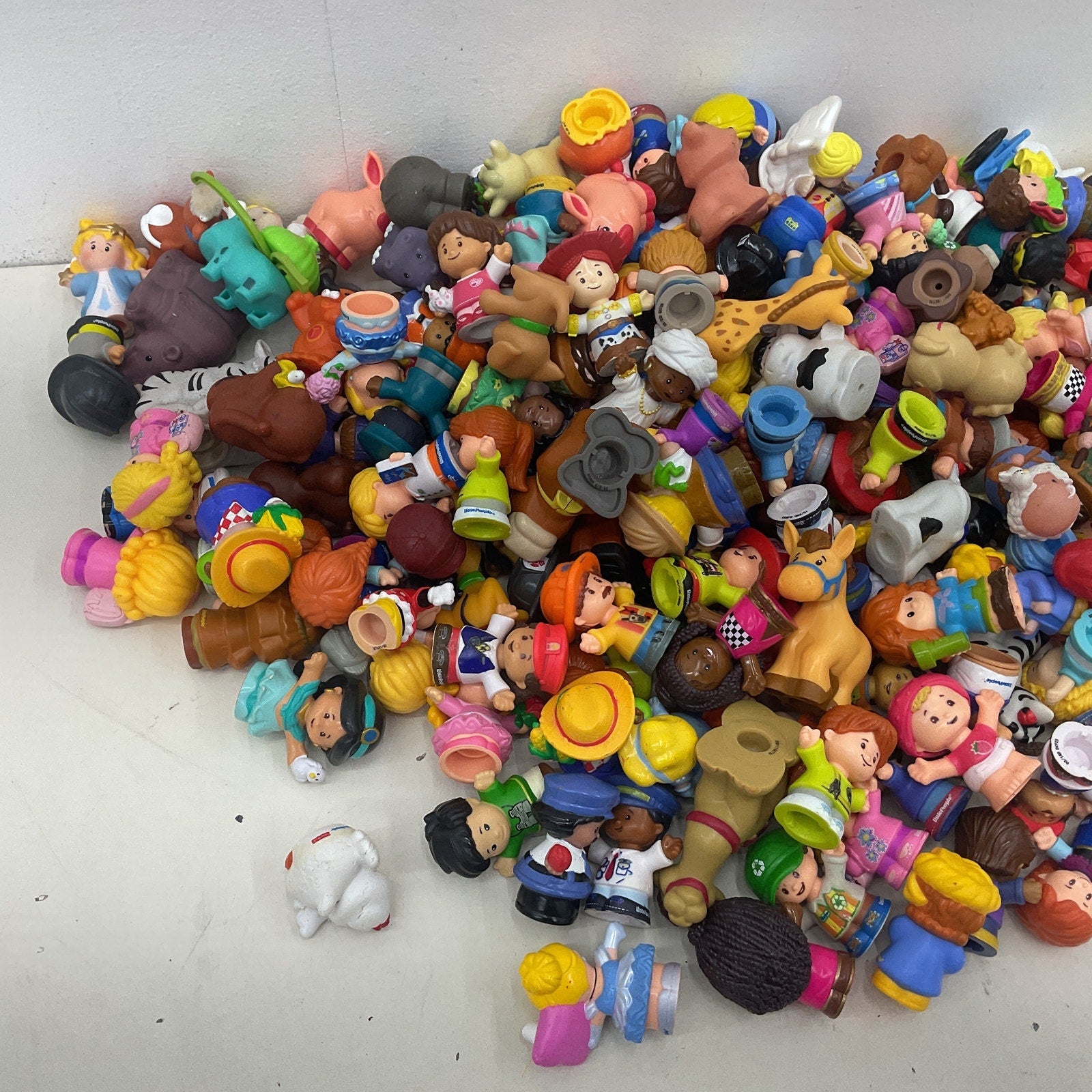 Fisher Price Little People Animals Humans Character Figures Preowned LOT 15 lbs - Warehouse Toys